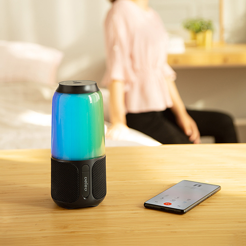 Velev V03 Colorful Lighting Speaker Black